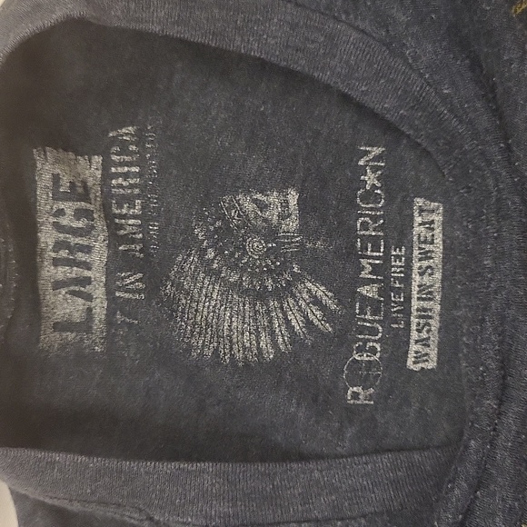 Vintage Rouge American L T-shirt - Picture 2 of 2